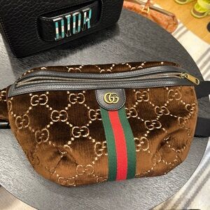 Gucci Velvet Bum Bag